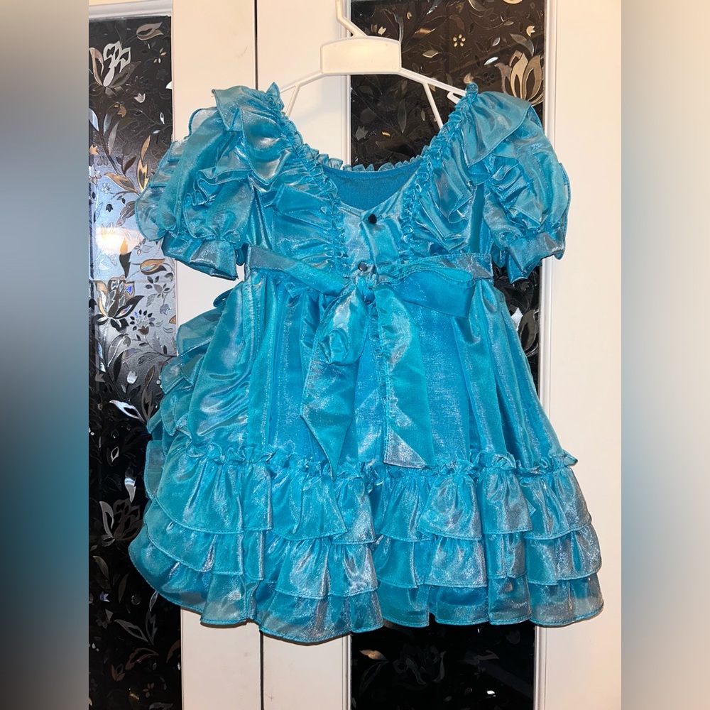 4 1980s Vintage Matha’s Miniatures Pageant Dresses little girl sizes 4, 5, 6& 6x - Picture 12 of 16